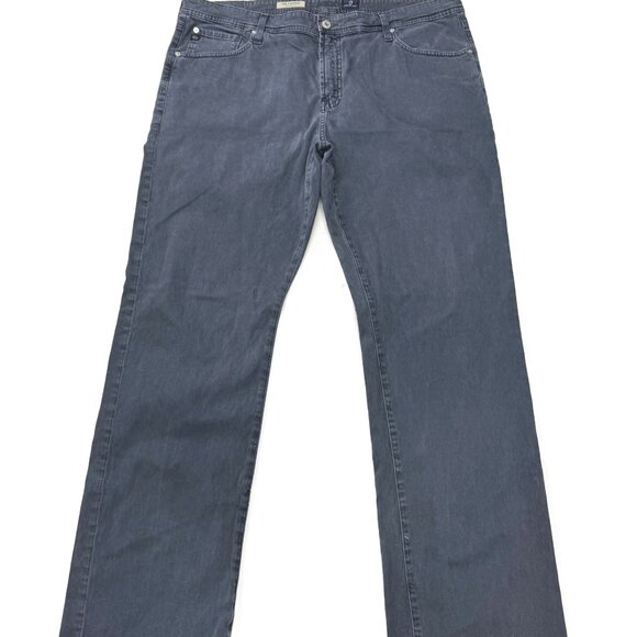 Adriano Goldschmied AG Jeans Mens 40 x 34 Protege 5 Pocket Straight Blue Gray - Picture 1 of 13